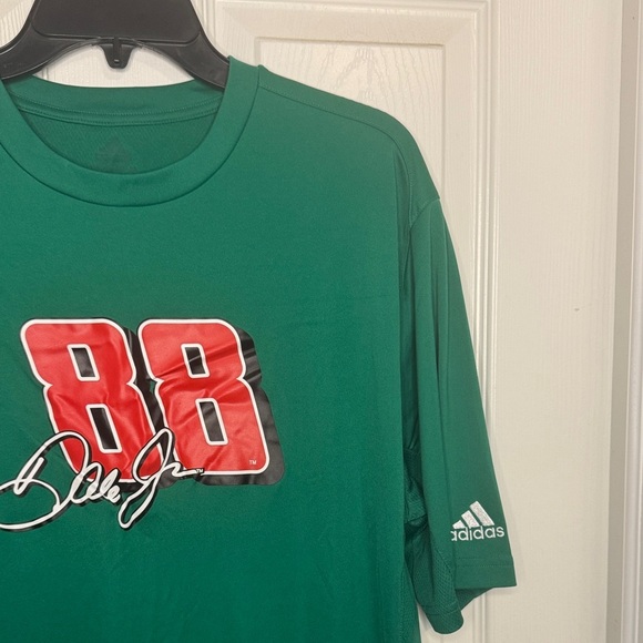Adidas Dale Jr Green and Red Graphic Tee - Picture 4 of 9
